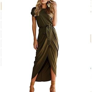 Army green dress